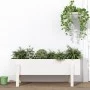 Hochbeet Zirbenholz massiv weiß 101x30x38cm von vidaXL, Töpfe und Pflanzgefäße - Ref: Foro24-825185, Preis: 60,55 €, Rabatt: %