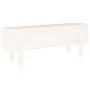 Arriate elevado de jardín madera maciza pino blanco 101x30x38cm de vidaXL, Maceteros y jardineras - Ref: Foro24-825185, Preci...
