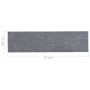 Alfombrilla autoadhesiva escalera 15 uds gris claro 76x20 cm de vidaXL, Alfombrillas para escalones - Ref: Foro24-326927, Pre...