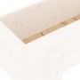 Hochbeet Zirbenholz massiv weiß 101x30x38cm von vidaXL, Töpfe und Pflanzgefäße - Ref: Foro24-825185, Preis: 61,46 €, Rabatt: %