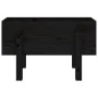 Solid black pine wood planter 62x30x38 cm by vidaXL, Pots and planters - Ref: Foro24-825181, Price: 41,26 €, Discount: %