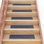Self-adhesive stair tread mat 15 units gray blue 76x20 cm by vidaXL, Stair mats - Ref: Foro24-326929, Price: 29,62 €, Discoun...