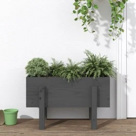 Solid pine wood planter 62x30x38 cm by vidaXL, Pots and planters - Ref: Foro24-825179, Price: 47,01 €, Discount: %