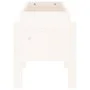 Solid white pine wood planter 62x30x38 cm by vidaXL, Pots and planters - Ref: Foro24-825178, Price: 38,25 €, Discount: %