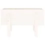 Solid white pine wood planter 62x30x38 cm by vidaXL, Pots and planters - Ref: Foro24-825178, Price: 38,25 €, Discount: %