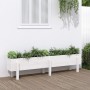 Raised garden bed solid white pine wood 160x30x38cm by vidaXL, Pots and planters - Ref: Foro24-825192, Price: 96,00 €, Discou...