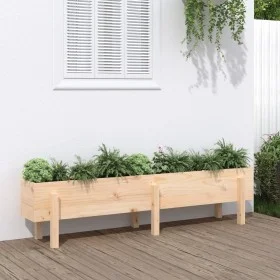 Hochbeet aus massivem Zirbenholz 160x30x38 cm von vidaXL, Töpfe und Pflanzgefäße - Ref: Foro24-825191, Preis: 71,33 €, Rabatt: %