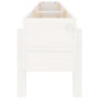 Raised garden bed solid white pine wood 160x30x38cm by vidaXL, Pots and planters - Ref: Foro24-825192, Price: 96,00 €, Discou...