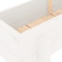 Raised garden bed solid white pine wood 160x30x38cm by vidaXL, Pots and planters - Ref: Foro24-825192, Price: 96,00 €, Discou...
