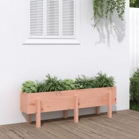 Hochbeet aus Massivholz Douglasie 121x30x38 cm von vidaXL, Töpfe und Pflanzgefäße - Ref: Foro24-825203, Preis: 53,93 €, Rabat...