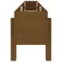 Raised garden bed pine wood honey brown 160x30x38 cm by vidaXL, Pots and planters - Ref: Foro24-825194, Price: 111,04 €, Disc...
