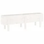 Raised garden bed solid white pine wood 121x30x38cm by vidaXL, Pots and planters - Ref: Foro24-825199, Price: 61,94 €, Discou...
