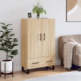 Aparador alto madera de ingeniería roble Sonoma 69,5x31x115 cm Aparador alto madera de ingeniería roble Sonoma 69,5x31x115 cm