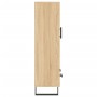 Aparador alto madera de ingeniería roble Sonoma 69,5x31x115 cm