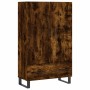 Aparador alto madera de ingeniería roble ahumado 69,5x31x115 cm