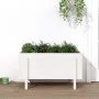 Hochbeet aus massivem weißem Kiefernholz, 101 x 50 x 57 cm von vidaXL, Töpfe und Pflanzgefäße - Ref: Foro24-825213, Preis: 66...