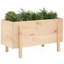 Hochbeet aus massivem Kiefernholz, 101 x 50 x 57 cm von vidaXL, Töpfe und Pflanzgefäße - Ref: Foro24-825212, Preis: 74,61 €, ...
