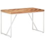 Esstisch aus massivem Akazien- und Mangoholz, 120 x 60 x 76 cm von vidaXL, Küchen- und Esstische - Ref: Foro24-323545, Preis:...