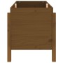 Hochbeet Zirbenholz honigbraun 101x50x57 cm von vidaXL, Töpfe und Pflanzgefäße - Ref: Foro24-825215, Preis: 94,54 €, Rabatt: %