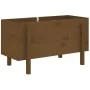 Hochbeet Zirbenholz honigbraun 101x50x57 cm von vidaXL, Töpfe und Pflanzgefäße - Ref: Foro24-825215, Preis: 93,23 €, Rabatt: %