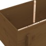 Hochbeet Zirbenholz honigbraun 101x50x57 cm von vidaXL, Töpfe und Pflanzgefäße - Ref: Foro24-825215, Preis: 94,54 €, Rabatt: %
