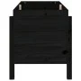 Arriate elevado de jardín madera maciza pino negro 101x50x57 cm de vidaXL, Maceteros y jardineras - Ref: Foro24-825216, Preci...