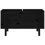 Arriate elevado de jardín madera maciza pino negro 101x50x57 cm de vidaXL, Maceteros y jardineras - Ref: Foro24-825216, Preci...