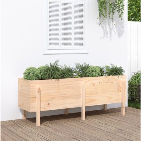 Hochbeet aus massivem Kiefernholz, 160 x 50 x 57 cm von vidaXL, Töpfe und Pflanzgefäße - Ref: Foro24-825219, Preis: 134,98 €,...