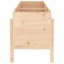Arriate elevado de jardín madera maciza de pino 160x50x57 cm de vidaXL, Maceteros y jardineras - Ref: Foro24-825219, Precio: ...