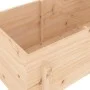 Arriate elevado de jardín madera maciza de pino 160x50x57 cm de vidaXL, Maceteros y jardineras - Ref: Foro24-825219, Precio: ...