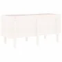 Raised garden bed solid white pine wood 121x50x57cm by vidaXL, Pots and planters - Ref: Foro24-825227, Price: 103,07 €, Disco...
