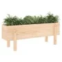 Hochbeet aus massivem Kiefernholz, 101 x 30 x 38 cm von vidaXL, Töpfe und Pflanzgefäße - Ref: Foro24-825184, Preis: 44,47 €, ...