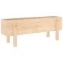Hochbeet aus massivem Kiefernholz, 101 x 30 x 38 cm von vidaXL, Töpfe und Pflanzgefäße - Ref: Foro24-825184, Preis: 44,47 €, ...