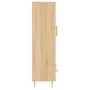 Aparador alto madera de ingeniería roble Sonoma 69,5x31x115 cm