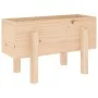 Pflanzgefäß aus massivem Kiefernholz, 62 x 30 x 38 cm von vidaXL, Töpfe und Pflanzgefäße - Ref: Foro24-825177, Preis: 38,27 €...