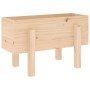 Pflanzgefäß aus massivem Kiefernholz, 62 x 30 x 38 cm von vidaXL, Töpfe und Pflanzgefäße - Ref: Foro24-825177, Preis: 38,84 €...