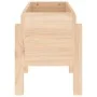 Solid pine wood planter 62x30x38 cm by vidaXL, Pots and planters - Ref: Foro24-825177, Price: 38,27 €, Discount: %