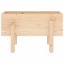 Solid pine wood planter 62x30x38 cm by vidaXL, Pots and planters - Ref: Foro24-825177, Price: 38,84 €, Discount: %