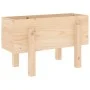 Solid pine wood planter 62x30x38 cm by vidaXL, Pots and planters - Ref: Foro24-825177, Price: 38,27 €, Discount: %
