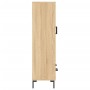 Aparador alto madera de ingeniería roble Sonoma 69,5x31x115 cm