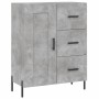 Aparador alto madera contrachapada gris hormigón 69,5x34x180 cm de vidaXL, Aparadores - Ref: Foro24-3190033, Precio: 153,13 €