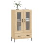 Aparador alto madera de ingeniería roble Sonoma 69,5x31x115 cm
