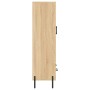 Aparador alto madera de ingeniería roble Sonoma 69,5x31x115 cm