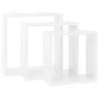 Estantes cubo de pared 3 unidades MDF blanco de vidaXL, Estantes y estanterías - Ref: Foro24-323949, Precio: 30,56 €, Descuen...