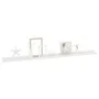 Estantes de pared 2 unidades blanco brillo 115x9x3 cm de vidaXL, Estantes y estanterías - Ref: Foro24-326652, Precio: 30,30 €...