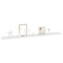Wandregale 2 Einheiten weiß glänzend 115x9x3 cm von vidaXL, Regale und Regale - Ref: Foro24-326652, Preis: 30,86 €, Rabatt: %
