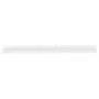 Estantes de pared 2 unidades blanco brillo 115x9x3 cm de vidaXL, Estantes y estanterías - Ref: Foro24-326652, Precio: 30,30 €...
