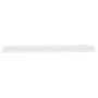Wall shelves 2 units glossy white 115x9x3 cm by vidaXL, Shelves and shelves - Ref: Foro24-326652, Price: 30,86 €, Discount: %