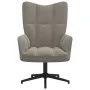 Light gray velvet recliner by vidaXL, Armchairs - Ref: Foro24-328095, Price: 121,97 €, Discount: %