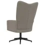 Light gray velvet recliner by vidaXL, Armchairs - Ref: Foro24-328095, Price: 121,97 €, Discount: %